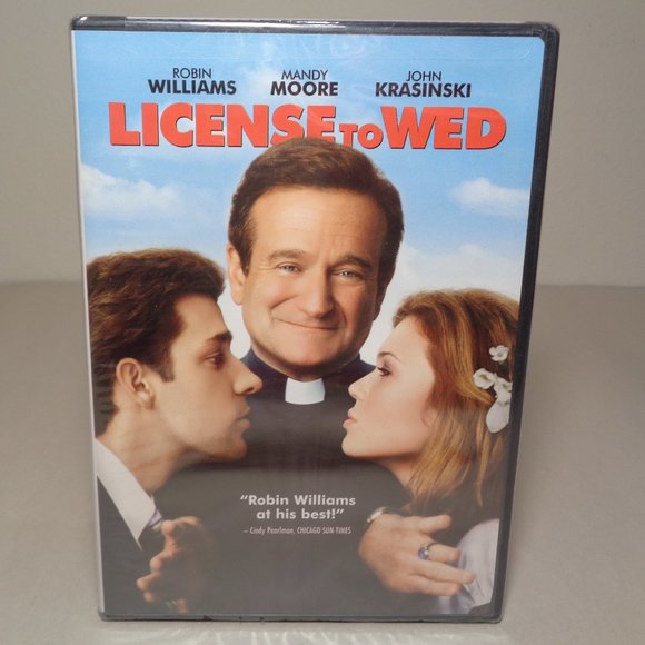 LICENSE TO WED New DVD Robin Williams Mandy Moore John Krasinski - Picture 1 of 5